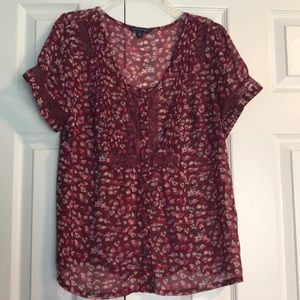 American Eagle button down top